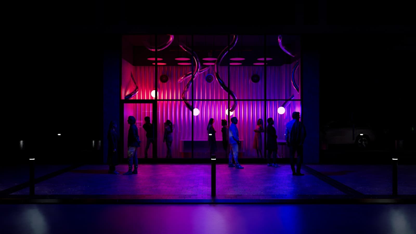 Neon lights kosmos project